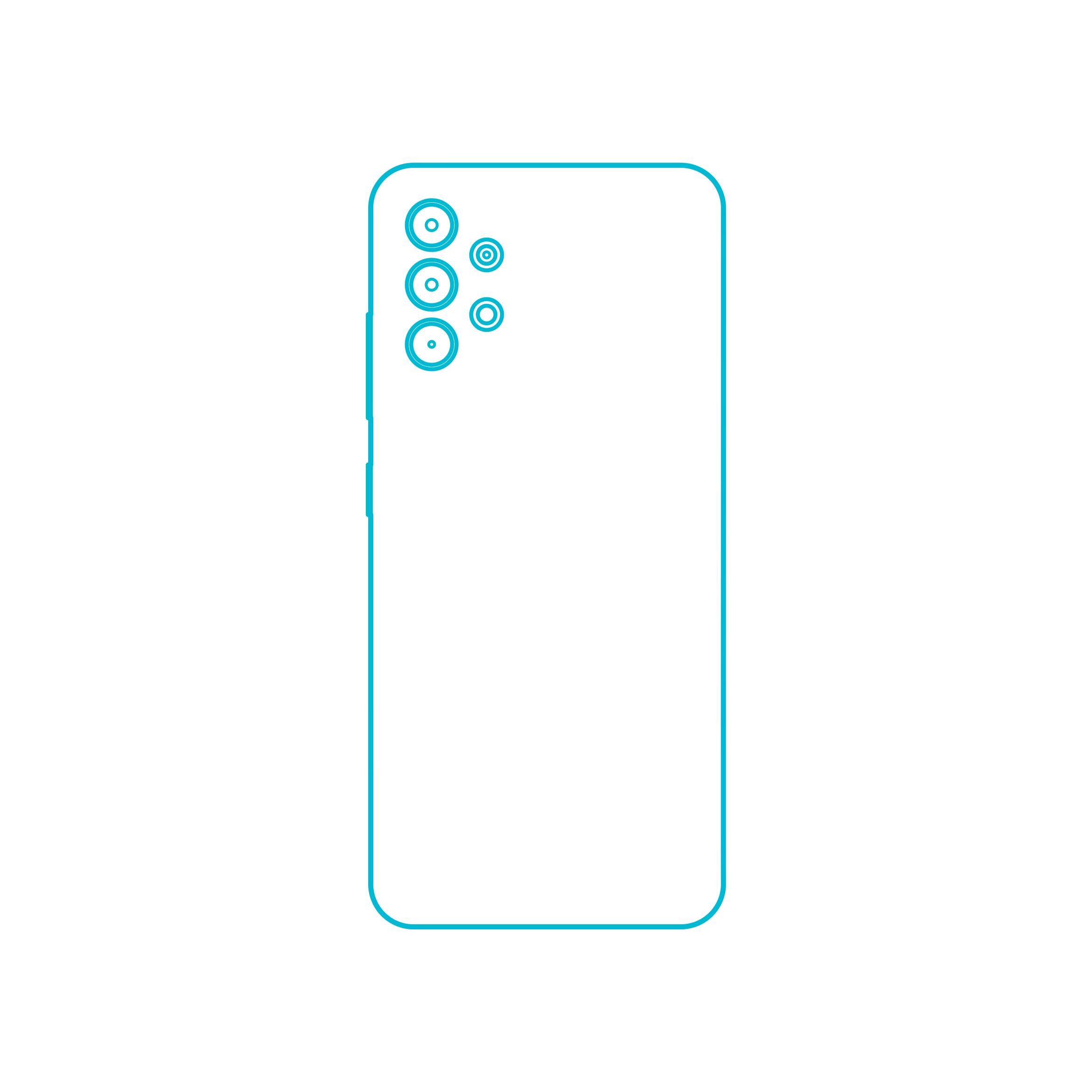Digital Samsung Galaxy A32 Simple Line Art Svg Vector Free Vectors